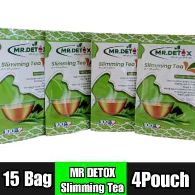 Mr Detox Slimming Tea - Teh Pelangsing Tubuh Dan Perut Buncit - 4 Pouch