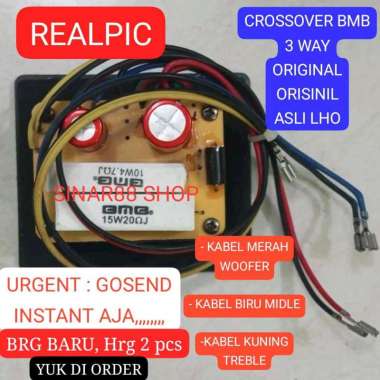 BMB TERMINAL BOX SPEAKER PLUS CROSSOVER 3way 3 way n KABEL SIAP PAKAI BMB 550MKII 12i BMB550MKII