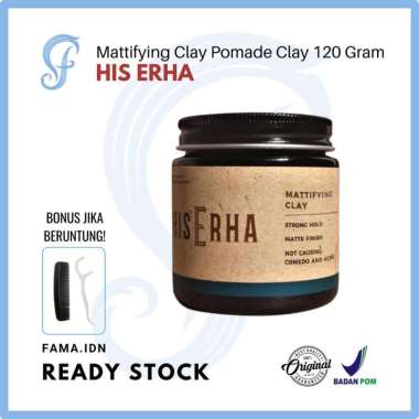 His Erha Mattifying Clay Pomade Clay 120g PROMO