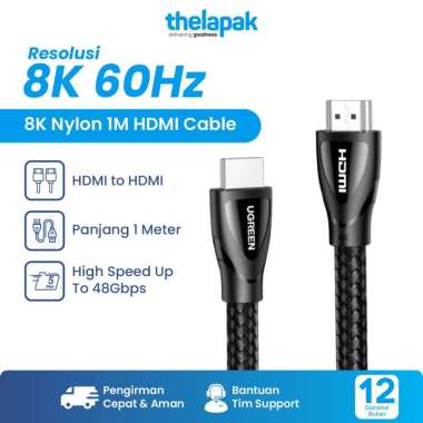 UGREEN Kabel HDMI 2.1 Ultra HD 8K 60Hz High Speed 48Gbps 4K 120Hz UHD