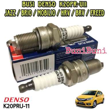 BUSI Mobil BRIO K20PRU11 ORIGINAL - Busi DENSO Untuk BRIO / JAZZ / MOBILIO / FREED / HRV / BRV / CIT