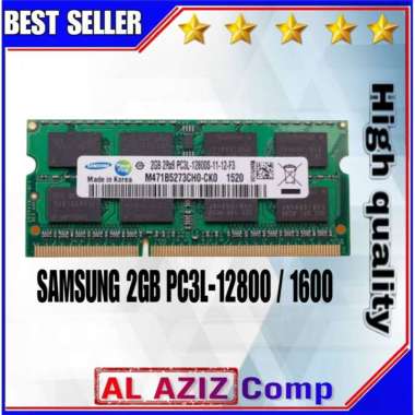 RAM LAPTOP SAMSUNG 2GB DDR3 PC3L-12800S / 1600MHz SODIMM