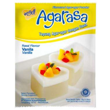 Agarasa Rasa Strawberry Melon Vanila Milk 1 box Isi 6 pcs 60gr - Tepung Agar-agar Berbagai Rasa VANI