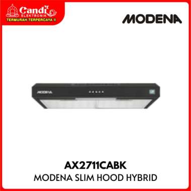 MODENA Purifier Slim Hood Hybrid Penghisap Asap Dapur AX2711CABK