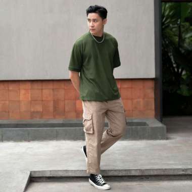 Broodis T-shirt Kaos Polos Oversize PACO Green Series Cvc 20s S