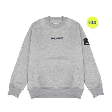 HOOLIGANS Sweater Crewneck Bold Scott Misty S