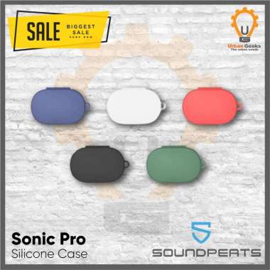 Earphone Case Casing Silicon Protect SoundPeats Sonic Pro Black