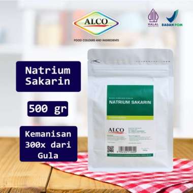 Natirum Sakarin Sari Manis Pemanis Buatan Alco 500 gr Halal