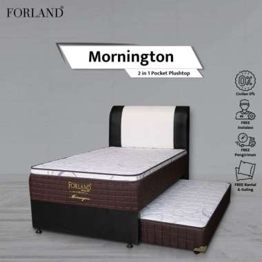 Forland Mornington Springbed 2 in 1 Plushtop Pocket Spring Tanpa Sorong 160 x 200