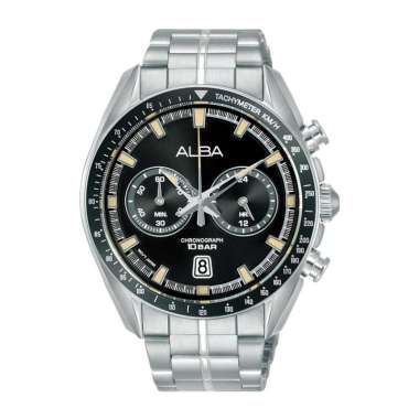 Jam Tangan Alba Men Chronograph A4B015 A4B015X1 Original & Garansi