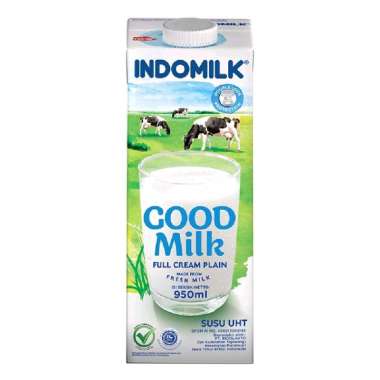 Indomilk Susu UHT Full Cream Plain 950 ml
