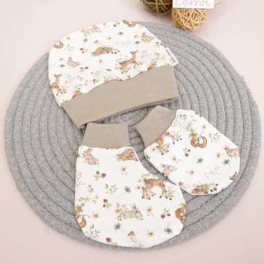 Carrol n Barrol New Born Set Little Girls And Woodlands Animals Collections - Set Tangan Kaki Bayi T