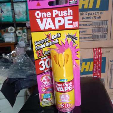 One Push Vape semprot nyamuk 30 hari Sakura Blossom