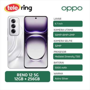 HP OPPO CPH2625 RENO 12 5G 12/256GB PERAK