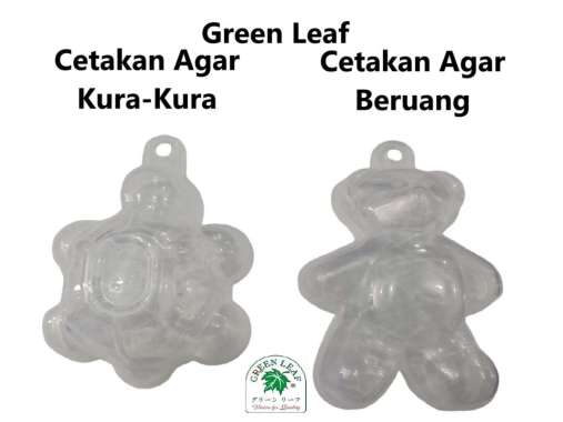 Green Leaf Cetakan Agar Karakter Hewan / Mold Nasi / Bento / Kue / Puding Kelinci