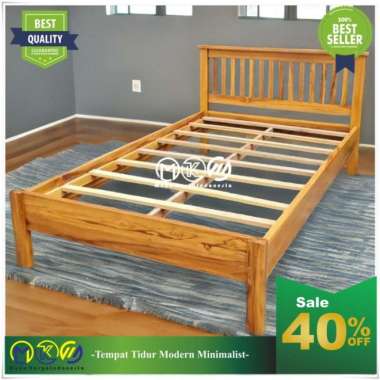 Dipan Minimalis Kayu jati dipan minimalis kayu jati furniture jepara 140x200