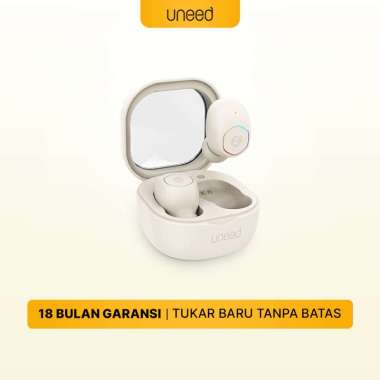 UNEED TWS Bluetooth Verse V7 Mini Earbuds – UEP304 Beige