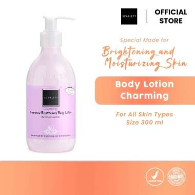 SCARLETT Brightening Body Lotion Freshy/Fantasia/Romansa/Charming/Jolly/Happy -Scarlet Body Lotion W