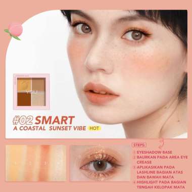Y.O.U [NEW] YOU Simplicity Eyeshadow Quad | Makeup Palette 4 Warna | Pigmented Glitter | Kosmetik Ma