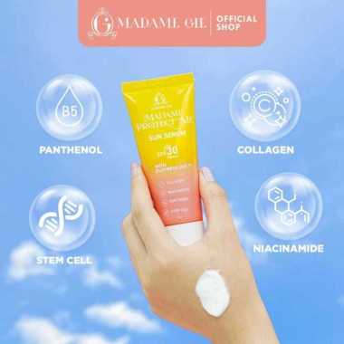 MADAME GIE PROTECT ME & Madame Protect Me Sunscreen SPF 30 PA+++ Calendula 60ml -Suncreen wajahs Sun