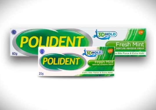 Polident Fresh Mint 60gr & 20 gr 60GR