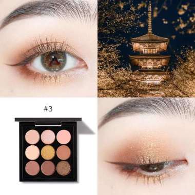FOCALLURE 9 Colors Shimmer Matte Eyeshadow Palette (100% Original, BPOM Certified) -Fpcallure Eyesha