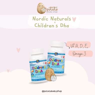 Nordic Natural's Children's DHA - Vitamin Minyak Ikan Anak - Vitamin Cipung