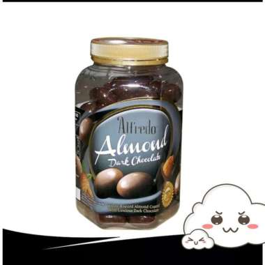 Alfredo Coklat Jar 450g Alfredo Coklat Murni Jar Almond Dark