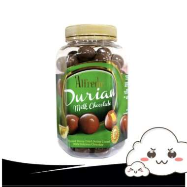 Alfredo Coklat Jar 450g Alfredo Coklat Murni Jar Durian Milk