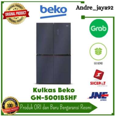 Kulkas Beko Side By Side 4 Pintu 500 Liter GNO-5001BSHF