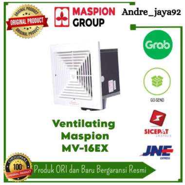 Kipas Ceiling Plafon Exhaust Ventilang Fan Maspion 6" 16 cm MV-16EX