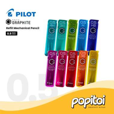 Pilot REFILL NEOX Graphite Mechanical Pencil Lead 0.3 0.4 0.5 0.7 0.9 mm Isi Ulang Pensil Mekanik 3H