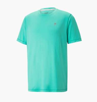Baju Golf Pria Puma x PTC Tee Aqua Green 53920203 M