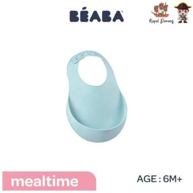 Beaba Silicone Bib Airy Green