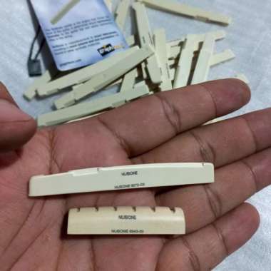 SADDLE DAN NUT GITAR AKUSTIK NUBONE GRAPHTECH ORIGINAL SADEL TULANG SADLE
