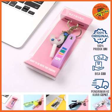 Keychain 3D LightStick NewJeans BTS NCT EXO TXT STRAY KIDS - Gantungan Kunci K-POP BTS