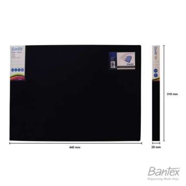 BANTEX 40 SHEET DISPLAY BOOK / CLEAR HOLDER A3 LANDSCAPE 3364 HITAM (PCS)