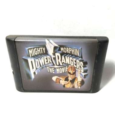 Kaset Video Sega Cartridge Power Rangers MMPR Movie Ranger Games Toys