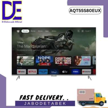AQUA AQT55S80EUX Smart TV QLED 4K HDR 55 inch