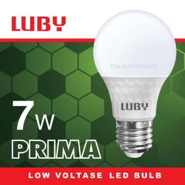 Lampu Bohlam LED LUBY Prima 7 Watt Bohlam Bulb 7W W cahaya putih Cool Daylight CDL 6500K E27 Classic