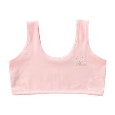 Wimiu Miniset BH Mini Set Miniset Anak Perempuan SD SMP Wanita Remaja Bra Sport Step One 100222 Pink