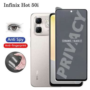 Promo Anti Gores Ceramic Privacy Infinix Hot 50I Anti Spy Inf Hot 50I
