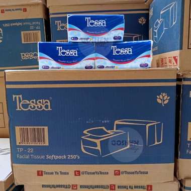 Tissue TESSA TP-22 Tisu Wajah 1 Dus Isi 40 pcs 250 Sheet