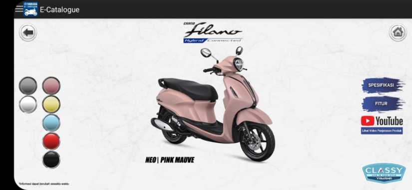 Yamaha Grand Filano Neo Hybrid Neo Pink Mauve