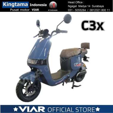 Sepeda Listrik VIAR C3X- PROMO- ORIGINAL Hitam
