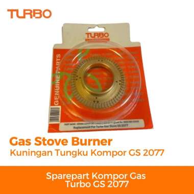 Burner Kuningan Tungku Kompor Gas Turbo GS2077 Gas Stove Burner GS 2077 ORIGINAL