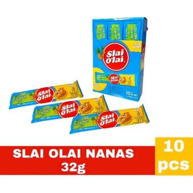SLAI OLAI 1 Box isi 10 pack Biskuit Susu Selai Rasa Buah nanas