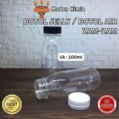 Botol Jelly 100ml Bahan Plastik Tebal / 100ml Botol Air Zam Zam / Botol Minuman Kapastisas 100ml Bah