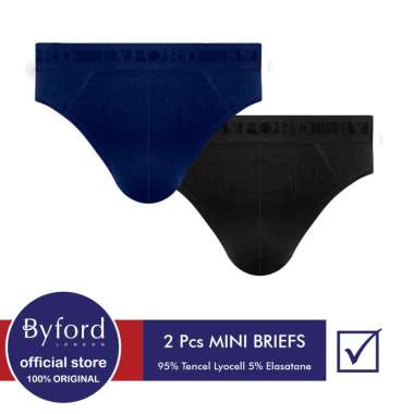 Byford Celana Dalam Pria Mini Briefs 2 warna / pack - XBYB06M2LS XXL