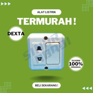Stop Kontak + Saklar OB Cream Dexta